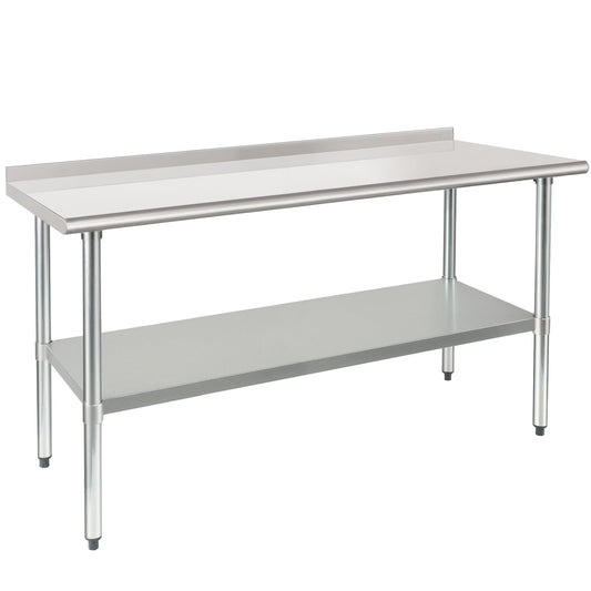 HARDURA Stainless Steel Prep Table 24x60" Backsplash