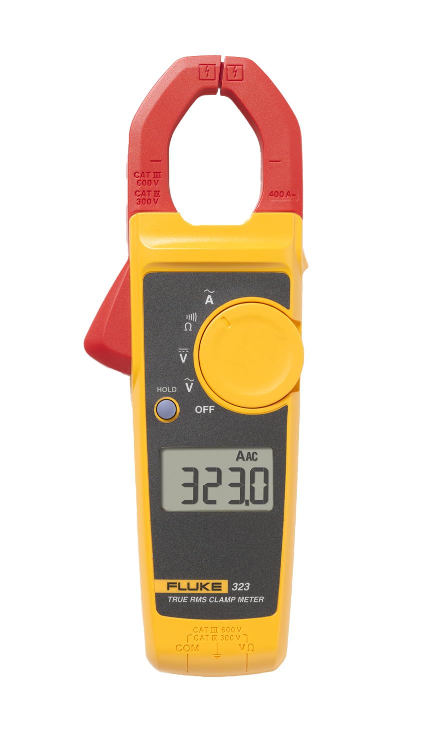 Fluke 323 True RMS Clamp Meter | AC 400A, 600V