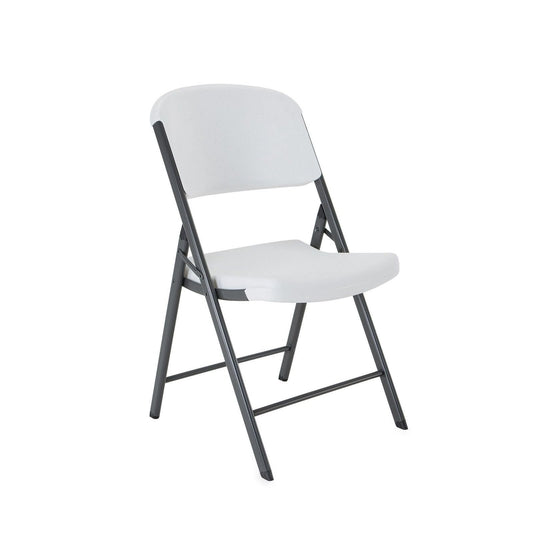 Lifetime 42804 Commercial Folding Chair White Granite 4-Pack