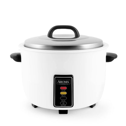 Aroma ARC-1033E 60-Cup Commercial Rice Cooker, White