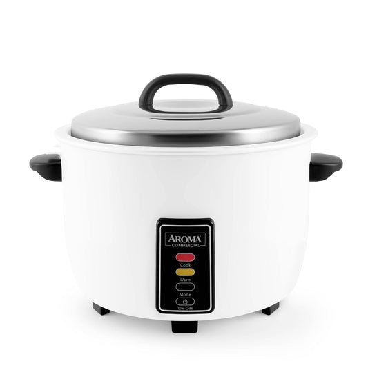 Aroma ARC-1033E 60-Cup Commercial Rice Cooker, White