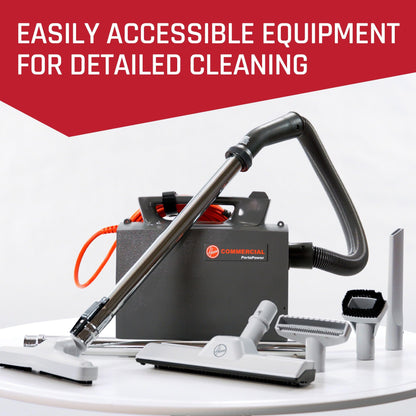 Hoover Commercial PortaPower Lightweight Canister Vacuum