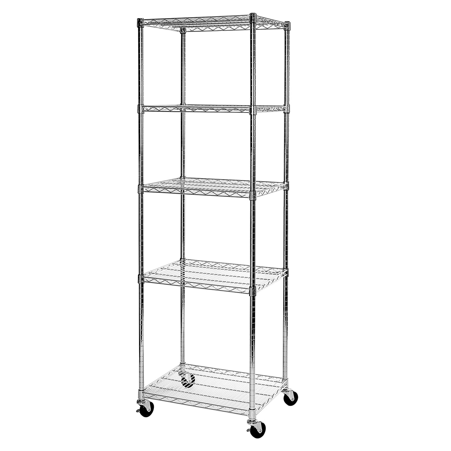 Seville Classics UltraDurable 5-Tier NSF Wire Shelving 24x18x75 In.