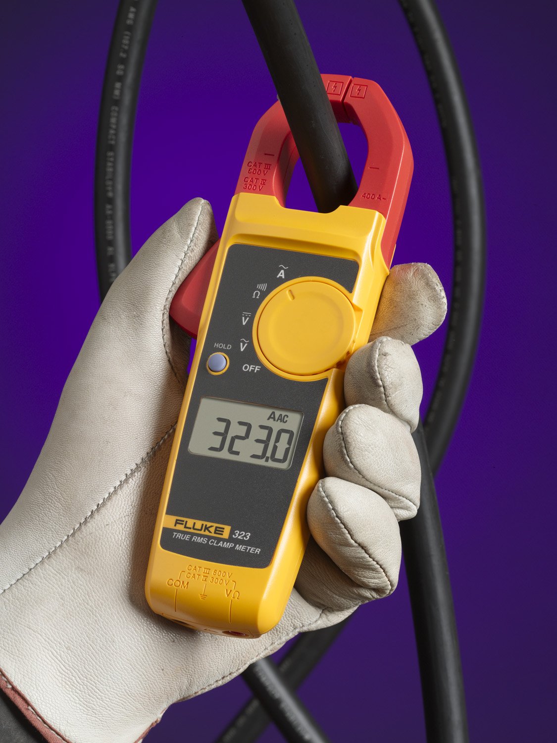 Fluke 323 True RMS Clamp Meter | AC 400A, 600V