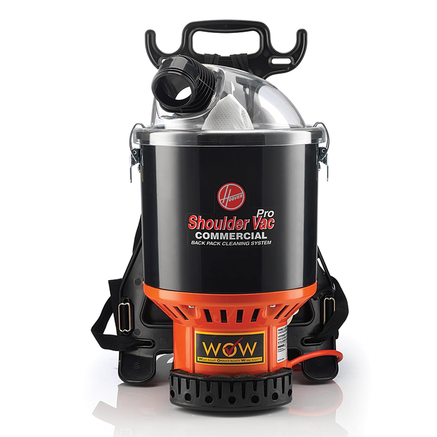 Hoover Commercial Shoulder Vac Pro Bagged Backpack Vacuum