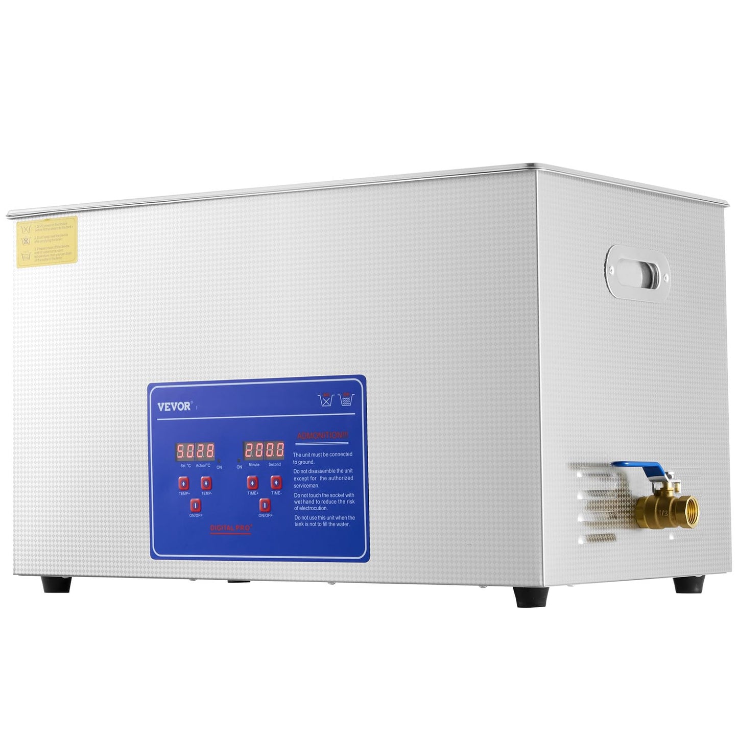 VEVOR 30L 1200W Ultrasonic Cleaning Machine Industrial Cleaner