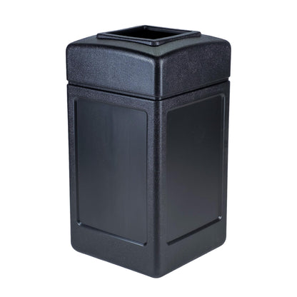 Commercial Zone 732101 42-Gallon Square Open-Top Trash Container