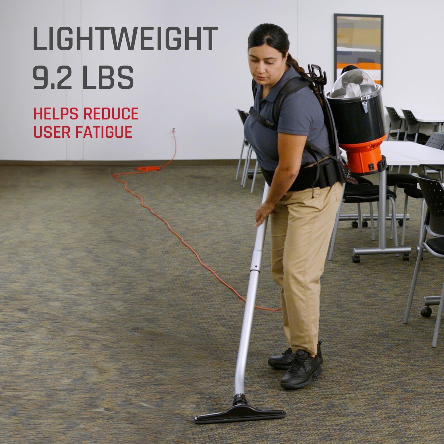 Hoover Commercial Shoulder Vac Pro Bagged Backpack Vacuum