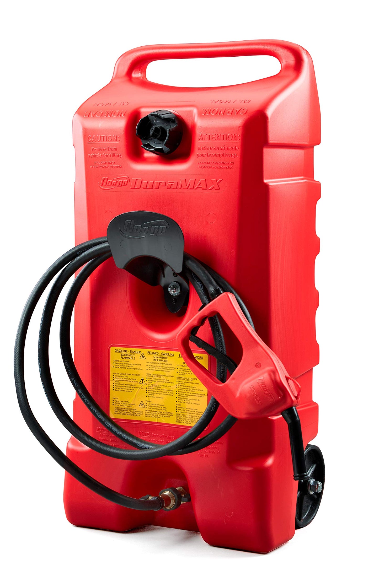 Scepter Duramax Flo 'N Go 14-Gallon Portable Fuel Caddy Tank Red
