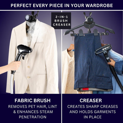 SALAV Commercial Full-Size Garment Steamer 1800W 3L Tank with Foot Pedal