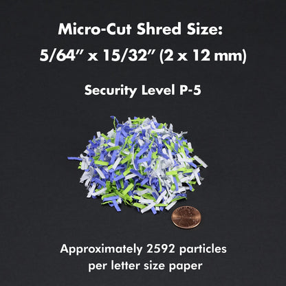 Aurora 200-Sheet Auto Feed Micro-Cut Paper Shredder, P-5