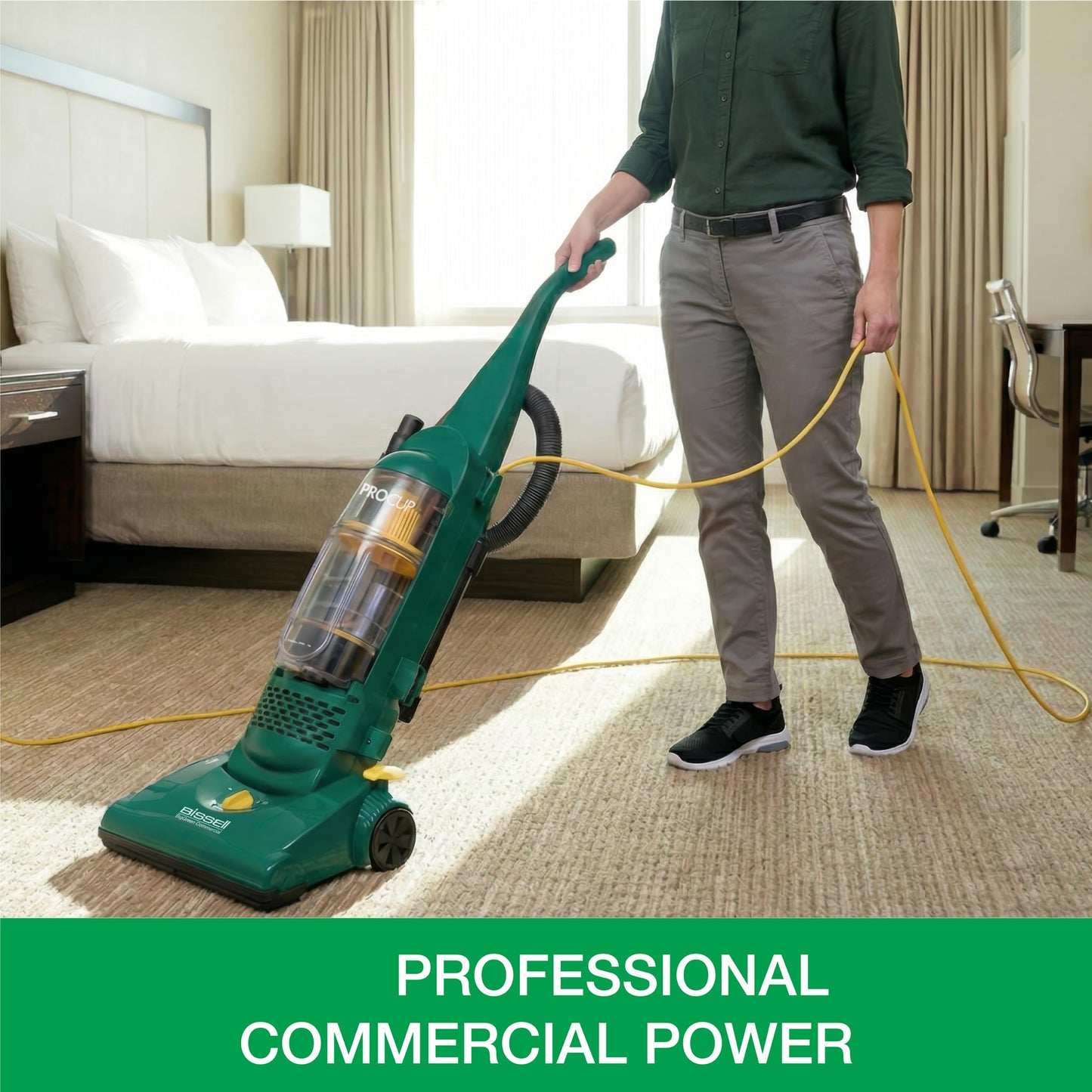 Bissell BGU1937T Commercial Bagless Upright Vacuum with Tools