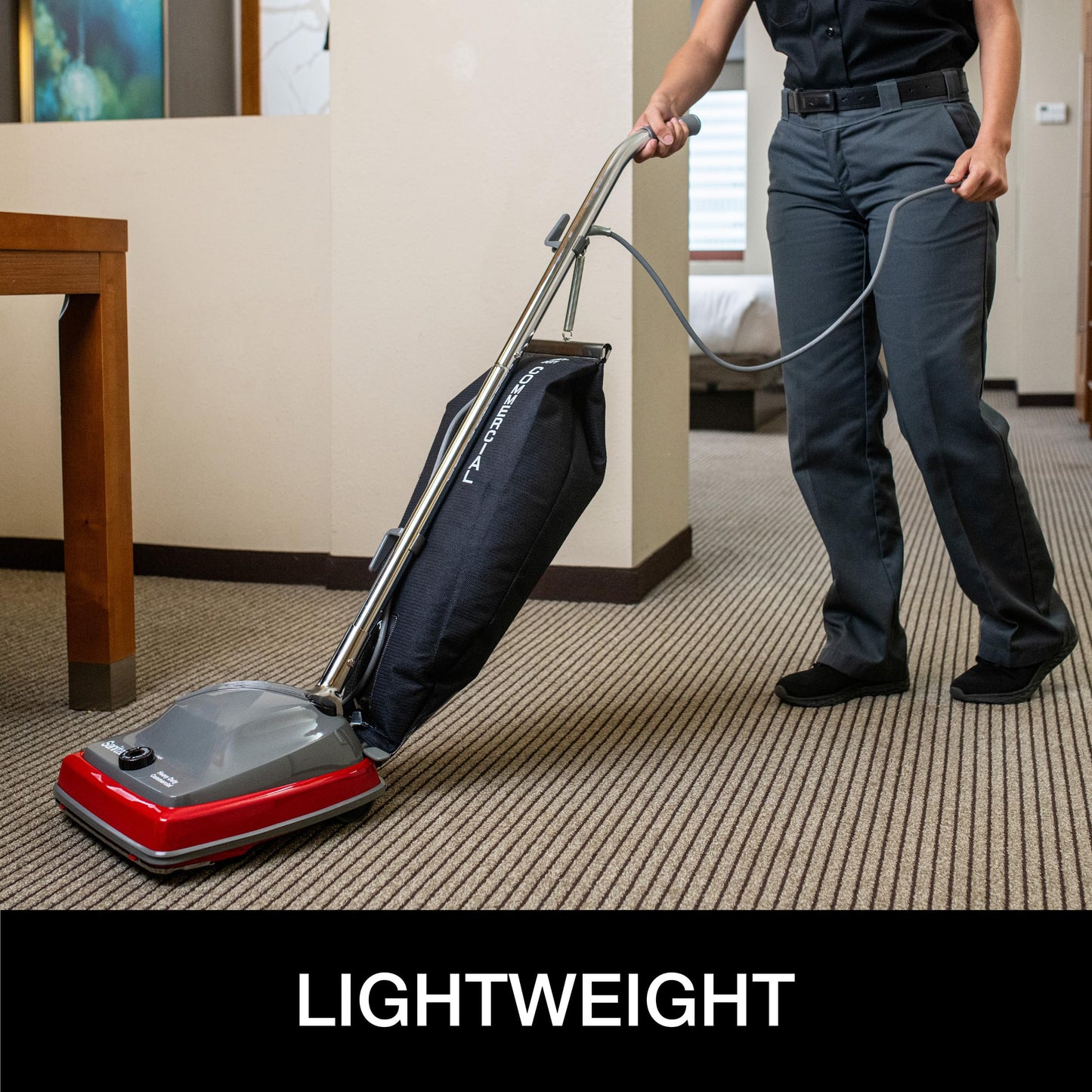 Sanitaire SC679K Commercial Bagged Upright Vacuum Cleaner Red 800W